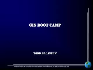 GIS BOOT CAMP