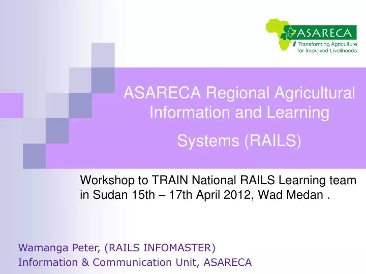 asareca regional agricultural information and learning systems rails