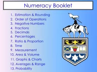 Numeracy Booklet