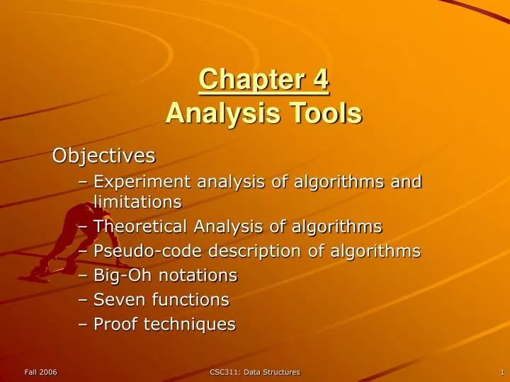 chapter 4 analysis tools