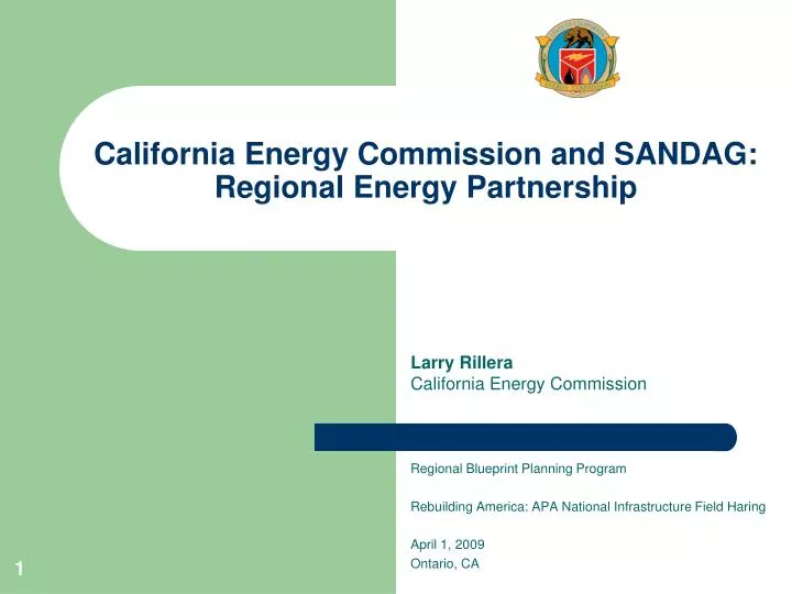 california energy commission and sandag regional energy partnership
