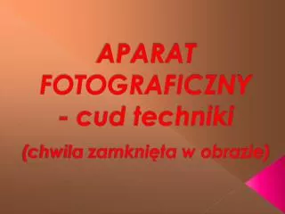 aparat fotograficzny cud techniki chwila zamkni ta w obrazie