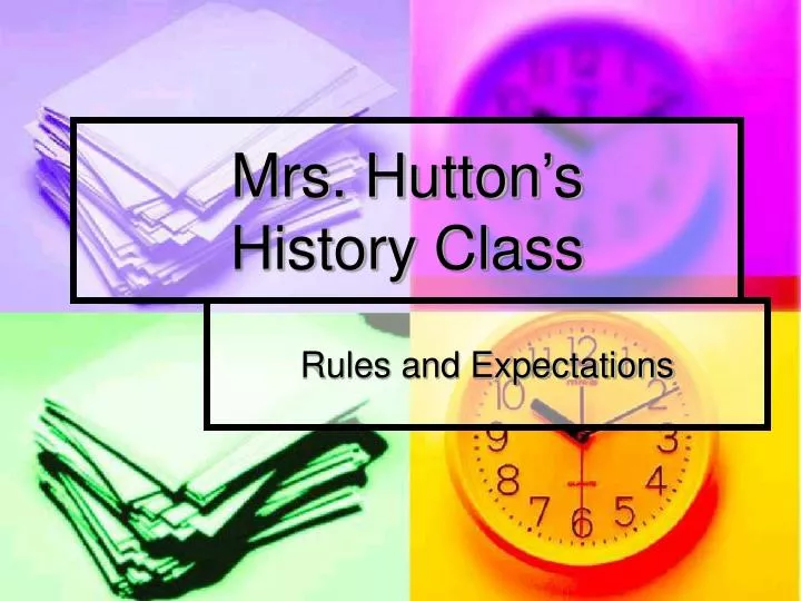 mrs hutton s history class