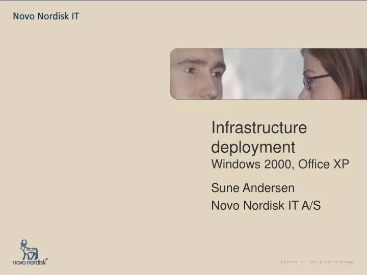 infrastructure deployment windows 2000 office xp