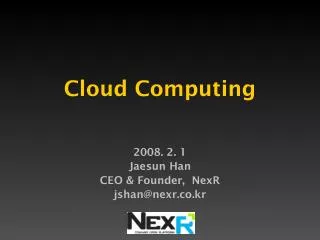 cloud computing