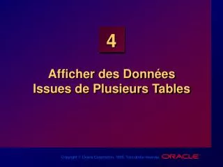 afficher des donn es issues de plusieurs tables