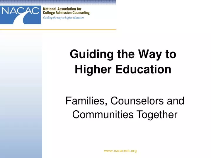guiding the way to higher education