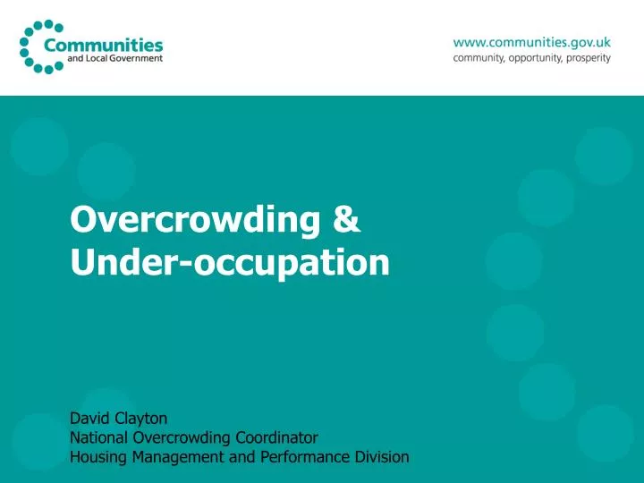 overcrowding under occupation