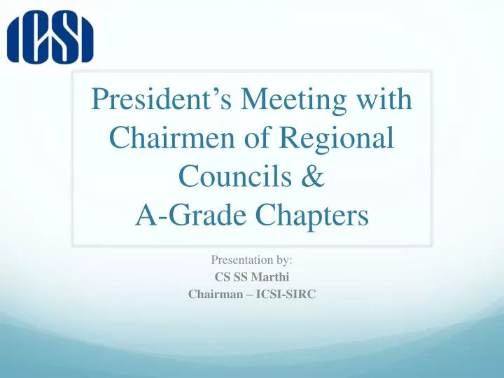 president s meeting with chairmen of regional councils a grade chapters