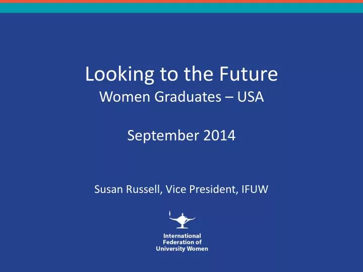 looking to the future women graduates usa september 2014