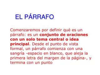 el p rrafo
