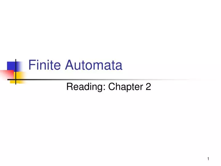 PPT - Finite Automata PowerPoint Presentation, Free Download - ID:5942266