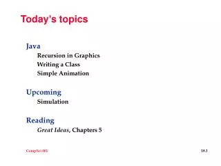 today s topics