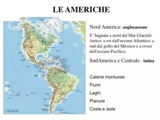 le americhe