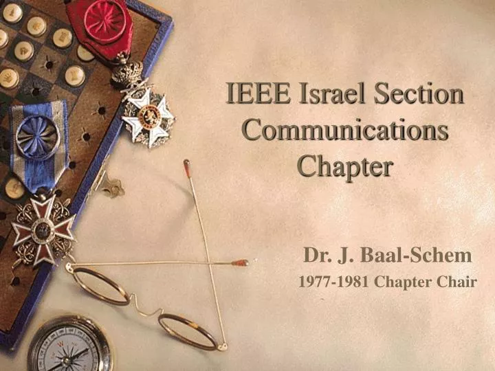 ieee israel section communications chapter