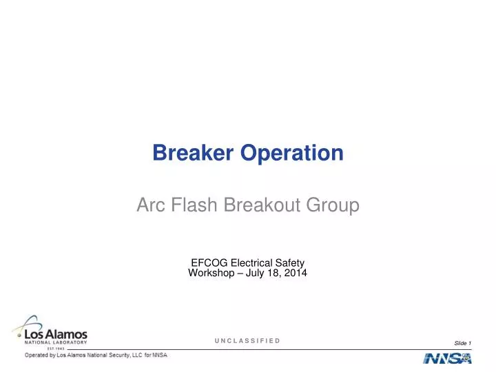 breaker operation