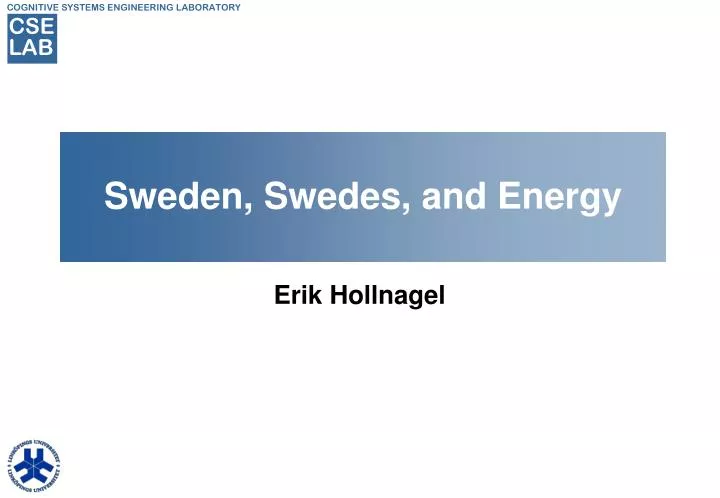 sweden swedes and energy