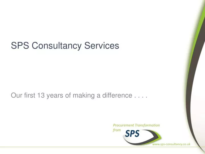 sps consultancy services