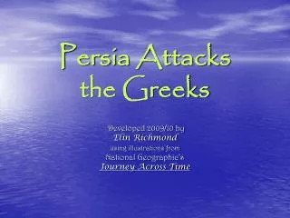 persia attacks the greeks