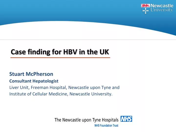 case finding for hbv in the uk