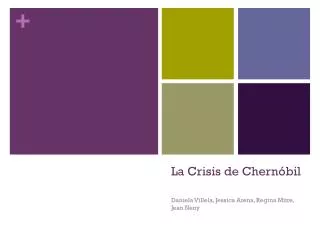 l a c risis de chern bil
