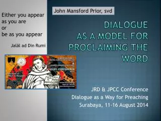 DIALOGUE AS A MODEL FOR PROCLAIMING THE WORD