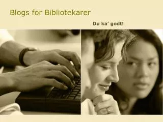 blogs for bibliotekarer