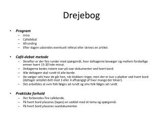drejebog