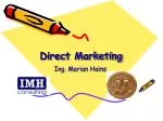 Direct Marketing - slide 1