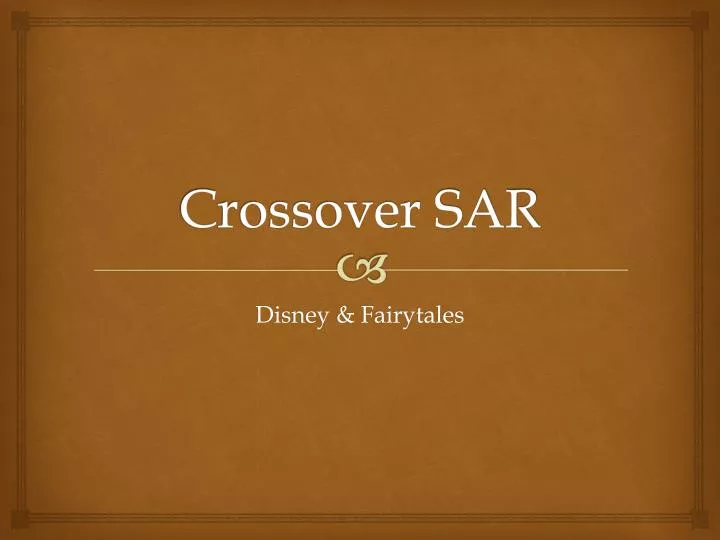 crossover sar