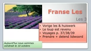 franse les