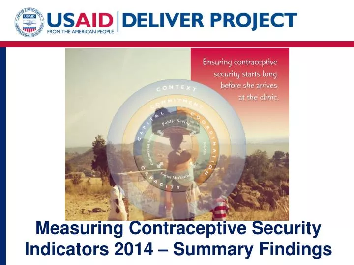 measuring contraceptive security indicators 2014 summary findings