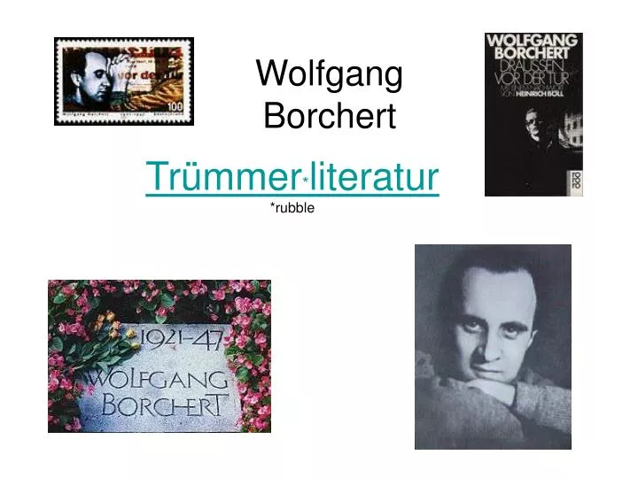 tr mmer literatur rubble