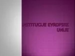 Institucije Evropske Unije - slide 1