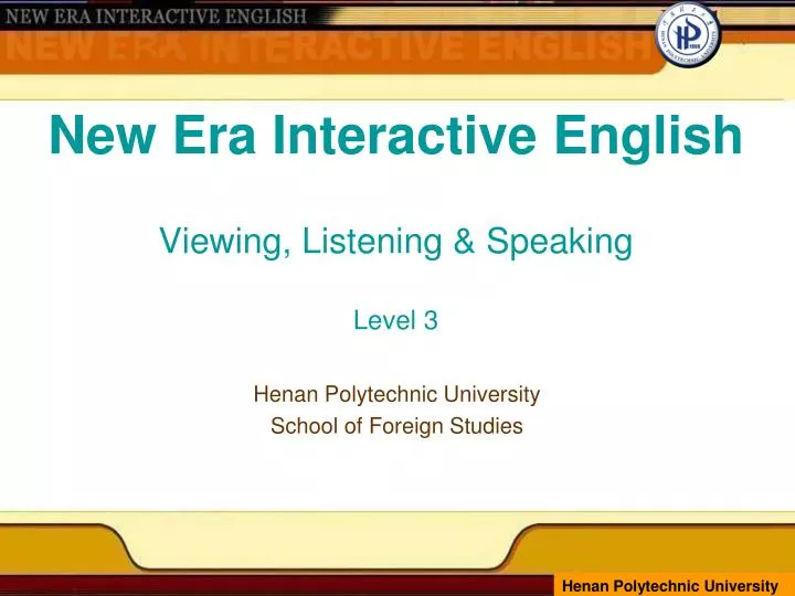new era interactive english viewing listening speaking level 3