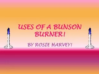 USES OF A BUNSON BURNER!