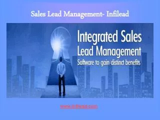 Sales Lead Management- Infilead