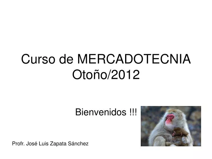 curso de mercadotecnia oto o 2012