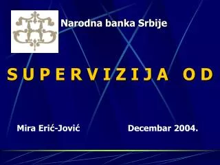 s u p e r v i z i j a o d