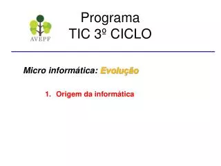 programa tic 3 ciclo