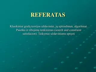 referatas