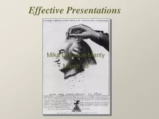 Effective Presentations