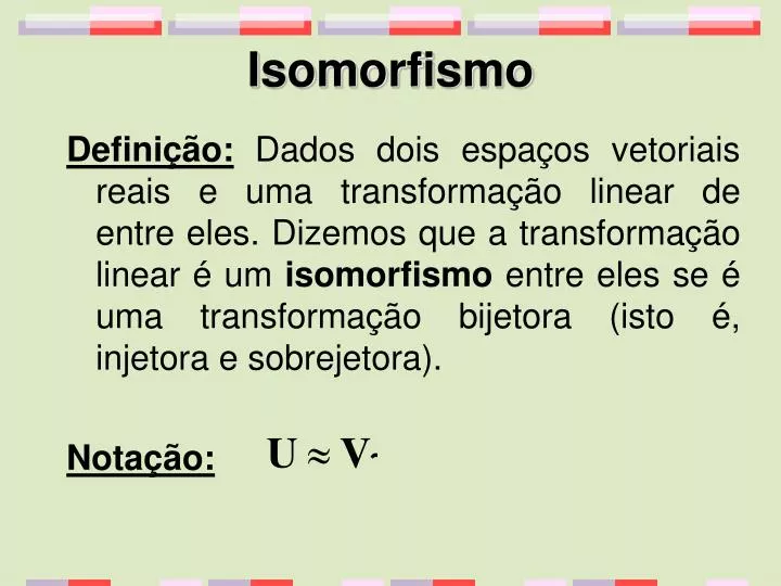 isomorfismo