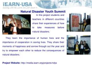 Natural Disaster Youth Summit
