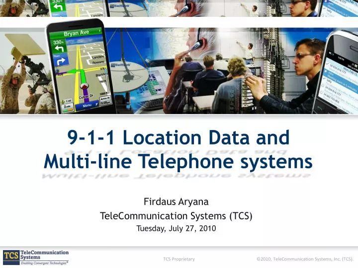 9 1 1 location data and multi line telephone systems