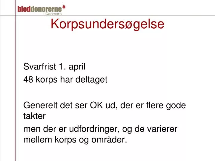 korpsunders gelse