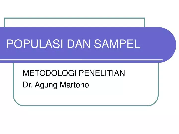 metodologi penelitian dr agung martono