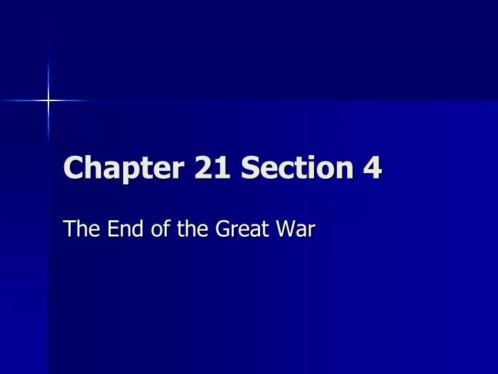 chapter 21 section 4
