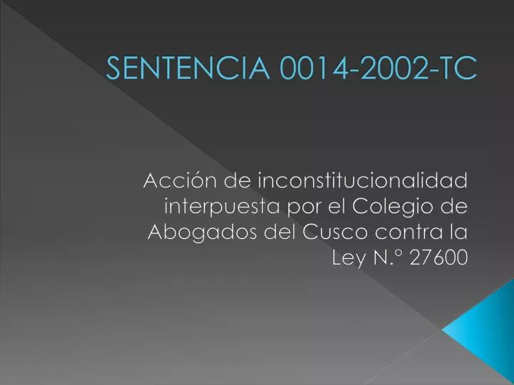 sentencia 0014 2002 tc