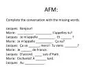 AFM: - slide 1